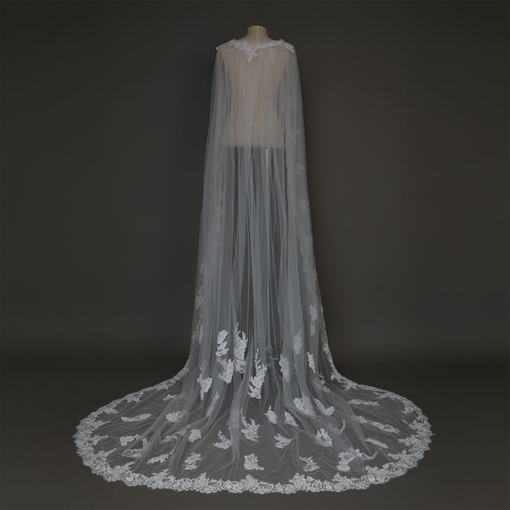 Cauda De Noiva Tule Branco - DG62698 Curadoria Dress & Go