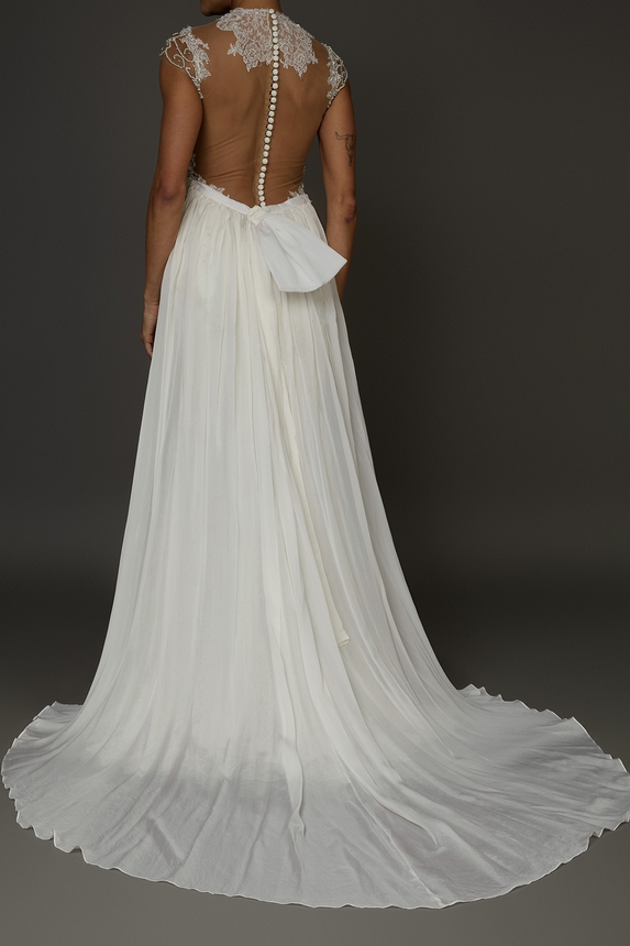 Cauda Vestido Vannes - DG53939 Carol Hungria