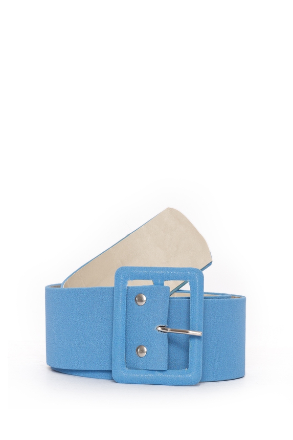 Cinto Crepe Azul - DG50343 Curadoria Dress & Go