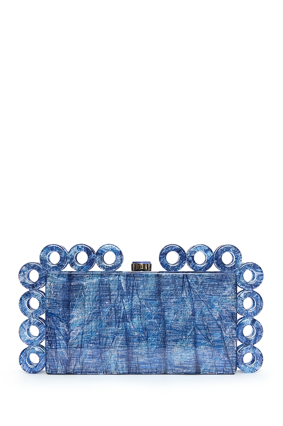 Clutch Acrílico Azul - DG55131 Curadoria Dress & Go