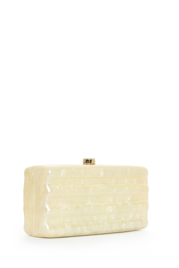 Clutch Acrílico Bege - DG55132 Curadoria Dress & Go