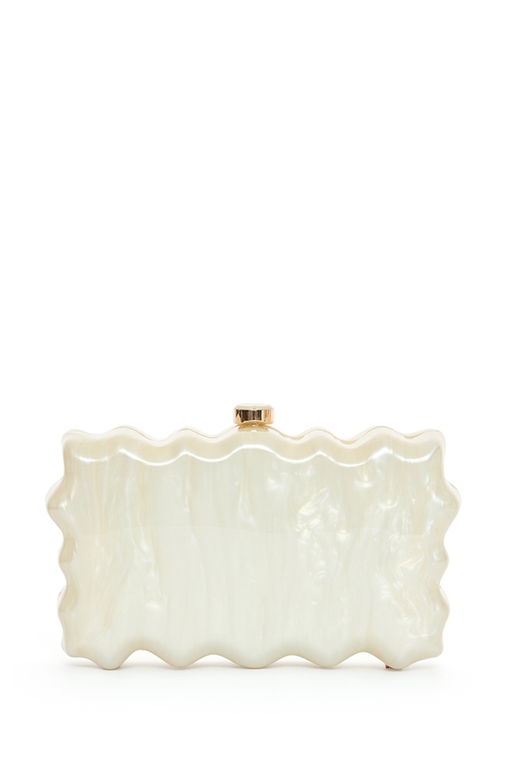 Clutch Acrílico Bege - DG55133 Curadoria Dress & Go