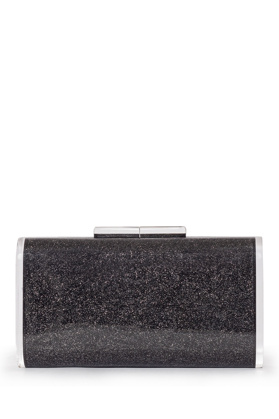 Clutch Acrílico Preto - DG63041 Curadoria Dress & Go