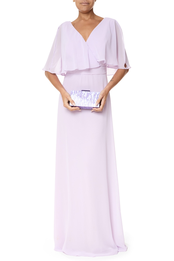 Clutch Acrílico Roxo - DG55048 Curadoria Dress & Go