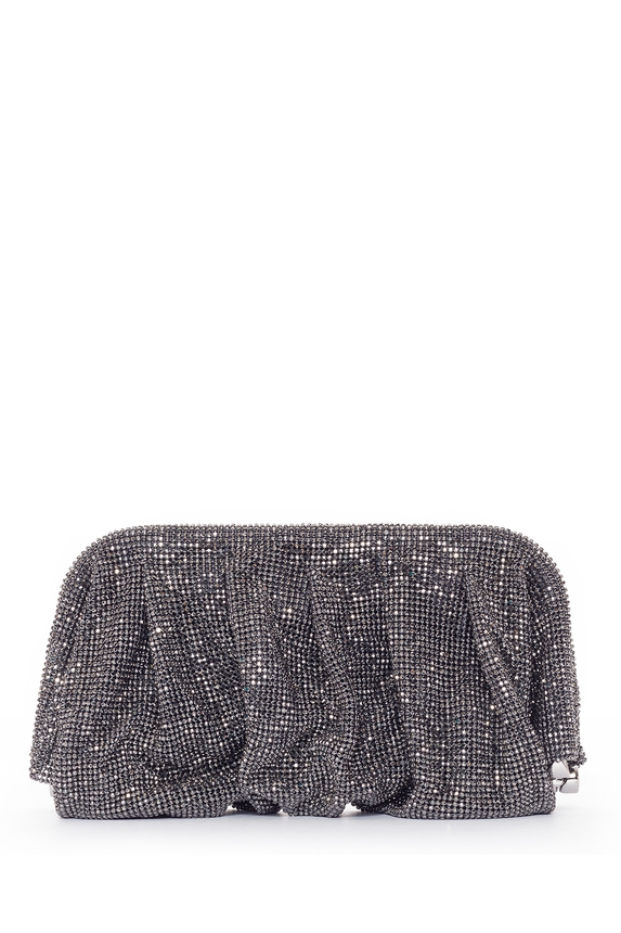 Clutch Metal Cinza - DG55063 Curadoria Dress & Go