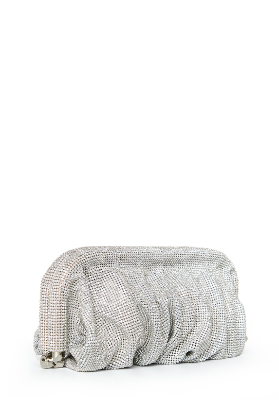 Clutch Metal Prata - DG55030 Curadoria Dress & Go
