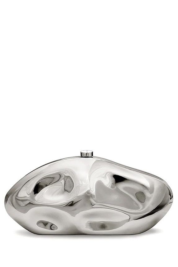 Clutch Metal Prata - DG55130 Curadoria Dress & Go