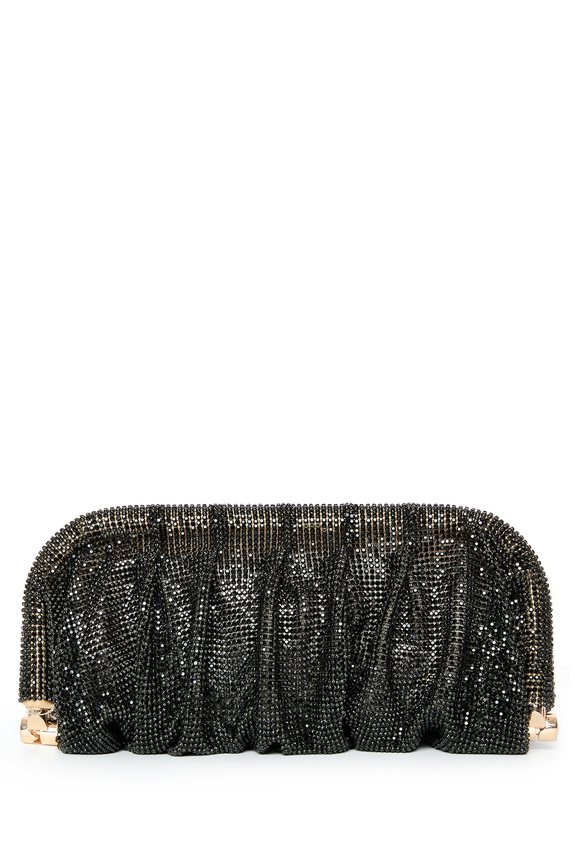 Clutch Metal Preto - DG55091 Curadoria Dress & Go