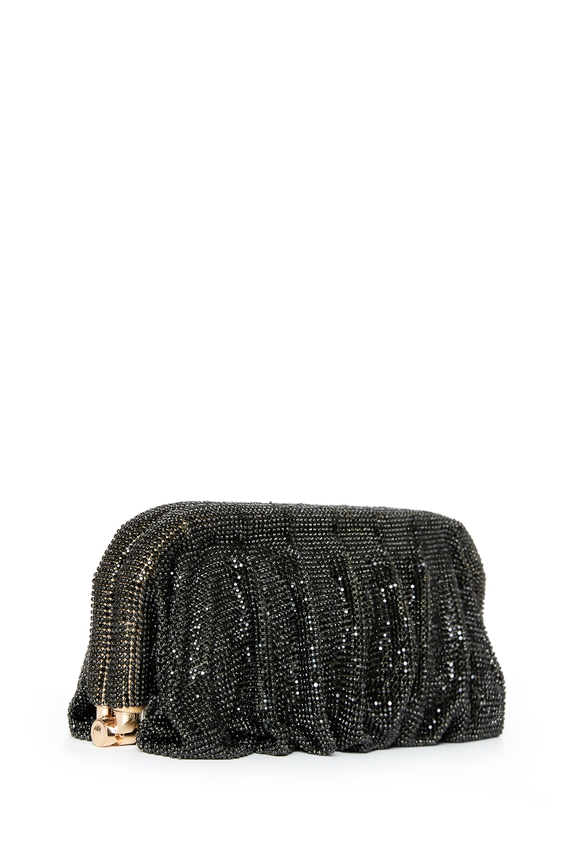 Clutch Metal Preto - DG55091 Curadoria Dress & Go