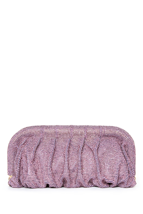 Clutch Metal Roxo - DG55022 Curadoria Dress & Go