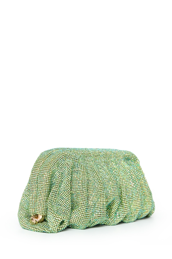 Clutch Metal Verde - DG55025 Curadoria Dress & Go