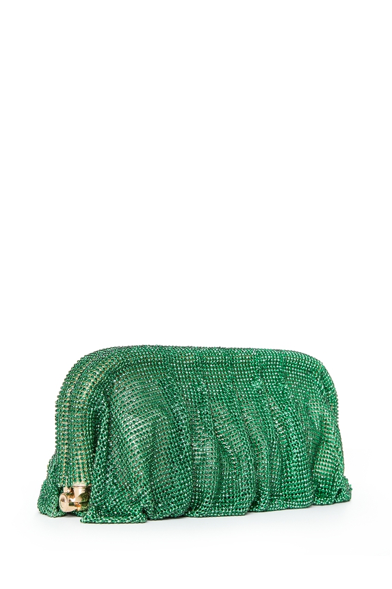 Clutch Metal Verde Musgo - DG55028 Curadoria Dress & Go