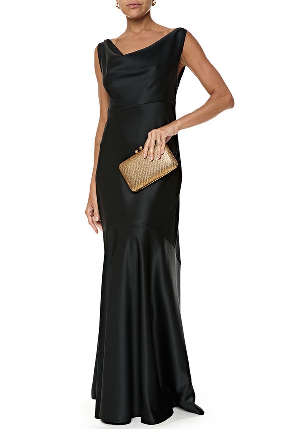 Clutch Paetê Dourado - DG55126 Curadoria Dress & Go