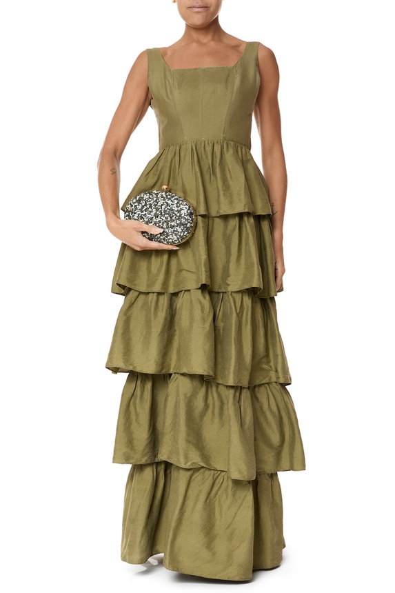 Clutch Paetê Estampado - DG55027 Curadoria Dress & Go