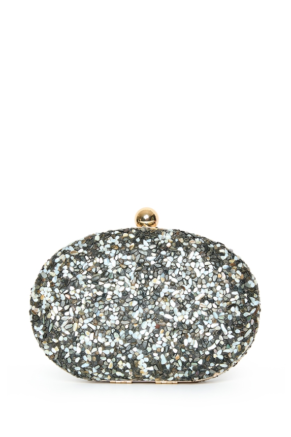Clutch Paetê Estampado - DG55027 Curadoria Dress & Go