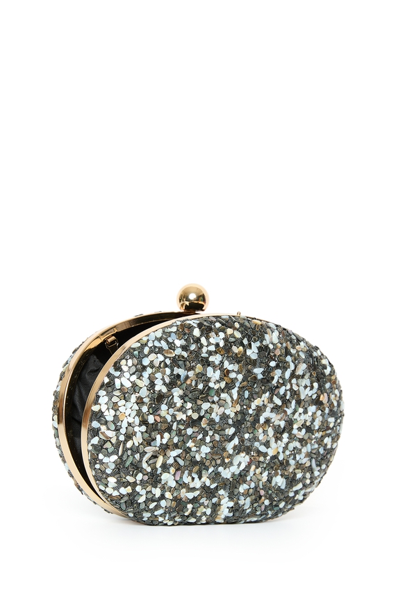 Clutch Paetê Estampado - DG55027 Curadoria Dress & Go