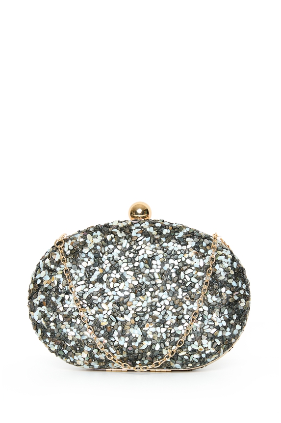 Clutch Paetê Estampado - DG55027 Curadoria Dress & Go