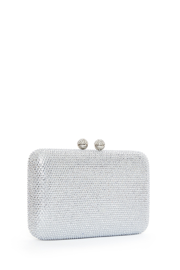 Clutch Paetê Prata - DG55128 Curadoria Dress & Go