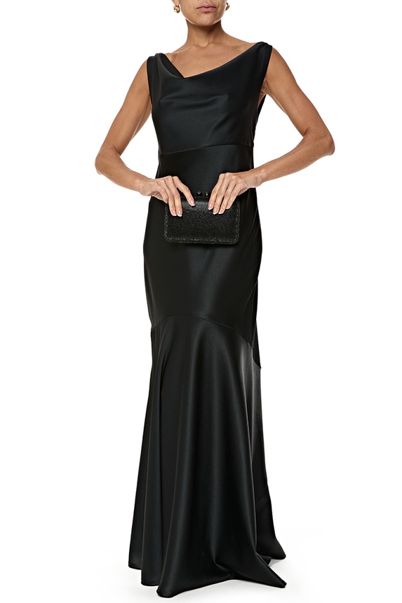 Clutch Paetê Preto - DG55127 Curadoria Dress & Go