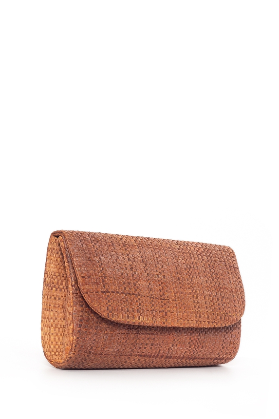 Clutch Palha Marrom - DG63582 Curadoria Dress & Go