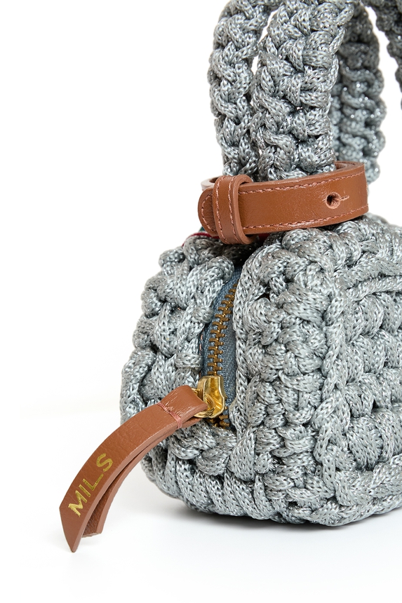 Clutch Tricot Cinza - DG76669 Curadoria Dress & Go