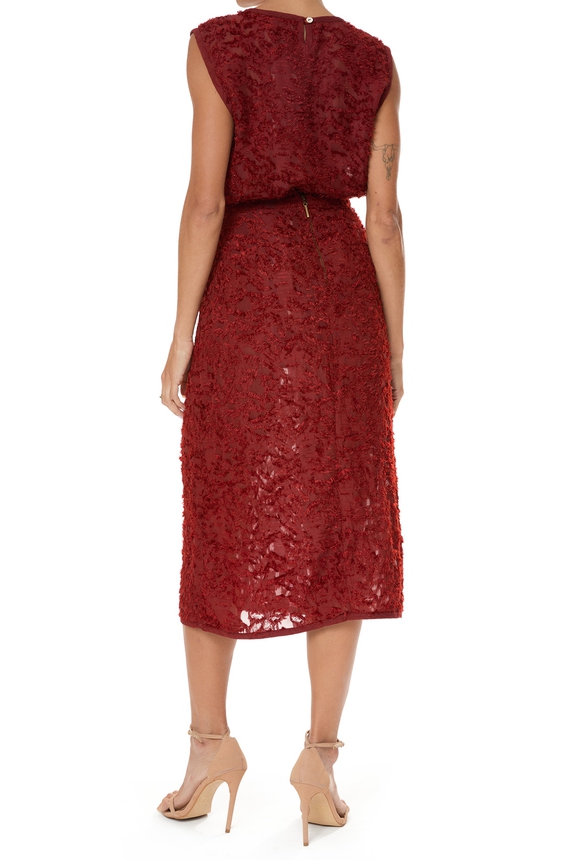 Conjunto Crepe Marsala - DG75999 Curadoria Dress & Go