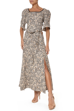 Conjunto Linho Estampado