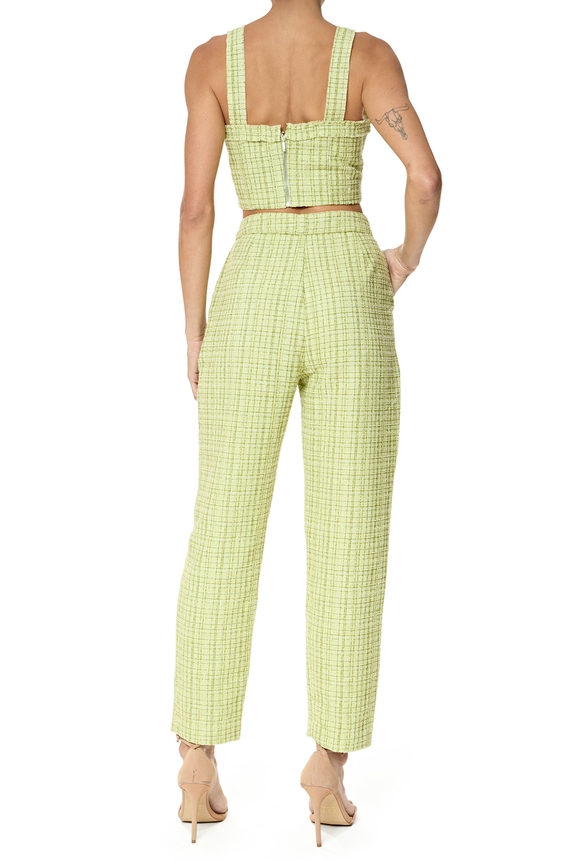 Conjunto Tweed Verde - DG76329 Curadoria Dress & Go