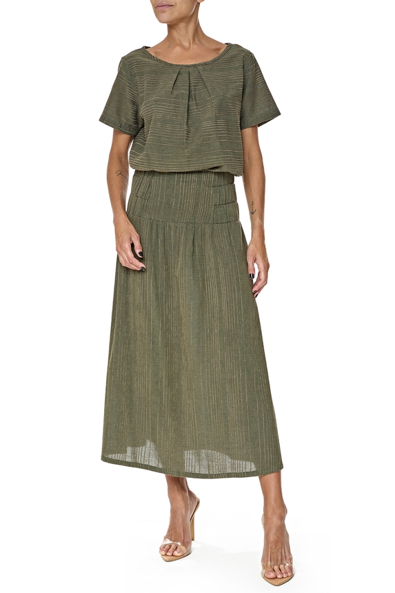 Conjunto Viscose Verde - DG76445 Gaya