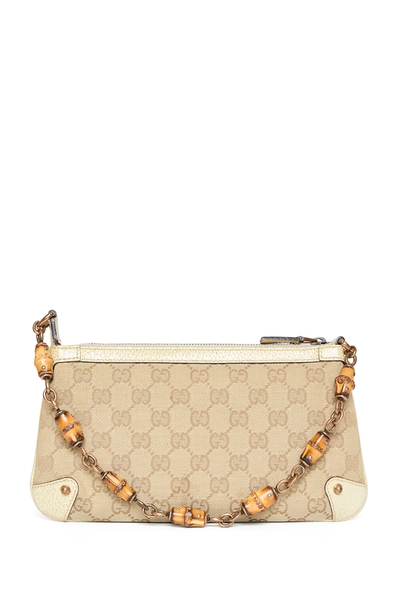 Gucci GG Canvas Pochette Bamboo - DG76474 Gucci