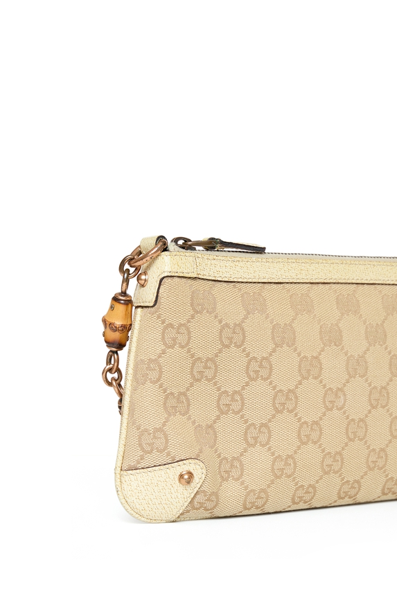 Gucci GG Canvas Pochette Bamboo - DG76474 Gucci