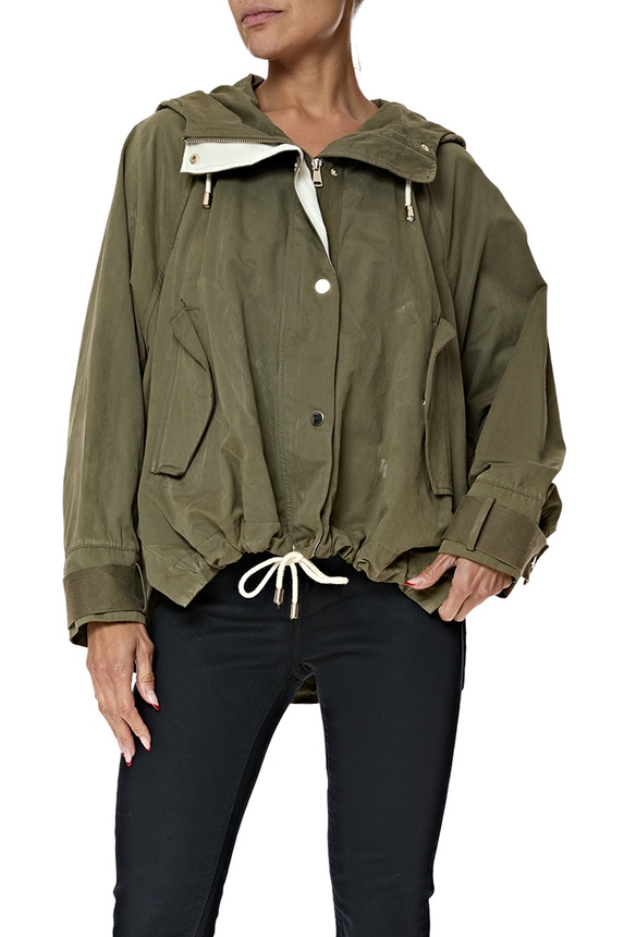 Jaqueta Suede Verde - DG76986 Zara