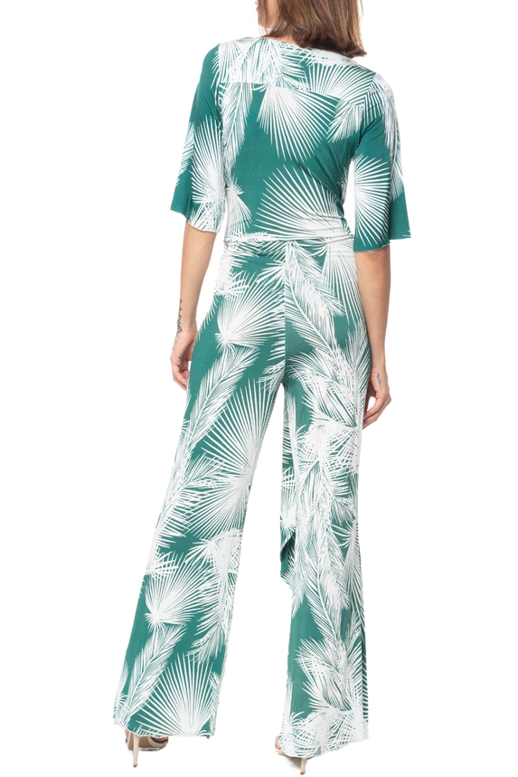 Macacão Longo Malha Estampado - DG28588 Le Lis Blanc