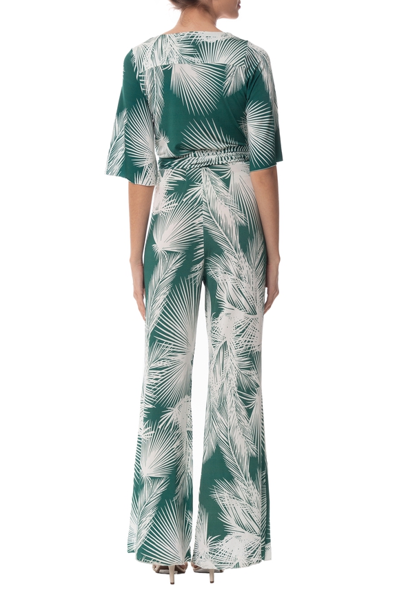 Macacão Longo Malha Estampado - DG28588 Le Lis Blanc