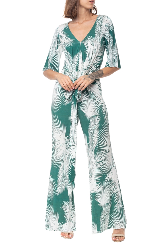 Macacão Longo Malha Estampado - DG28588 Le Lis Blanc
