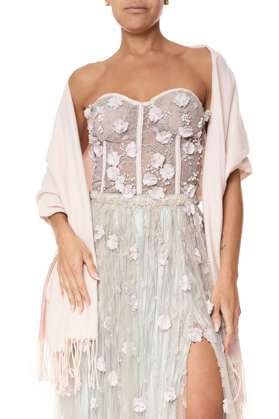 Pashmina Lã Rosa - DG75913 Curadoria Dress & Go