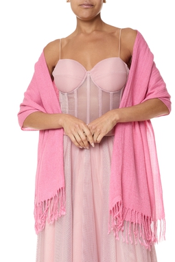 Pashmina Lã Rosa