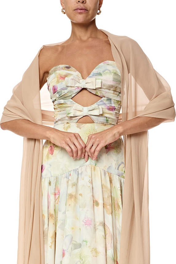 Pashmina Seda Rosa - DG55009 Curadoria Dress & Go