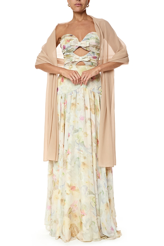 Pashmina Seda Rosa - DG55009 Curadoria Dress & Go