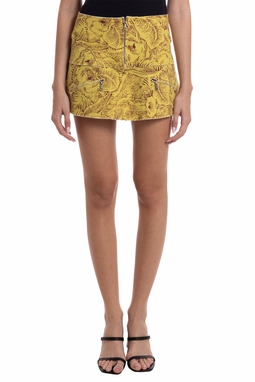 Saia Curta Algodão Estampado