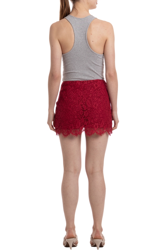Saia Curta Algodão Vermelho - DG27727 Animale