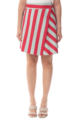 Saia Curta Viscose Estampado