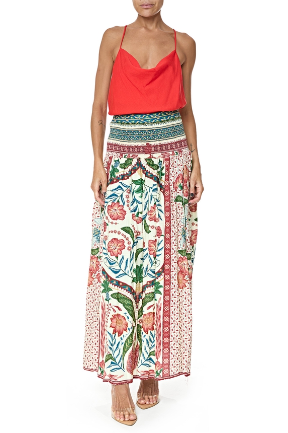 Saia Longa Viscose Estampado - DG76399 Farm