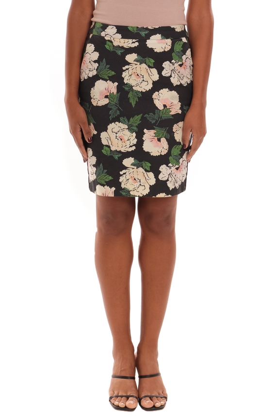 Saia Midi Algodão Estampado - DG35752 Animale