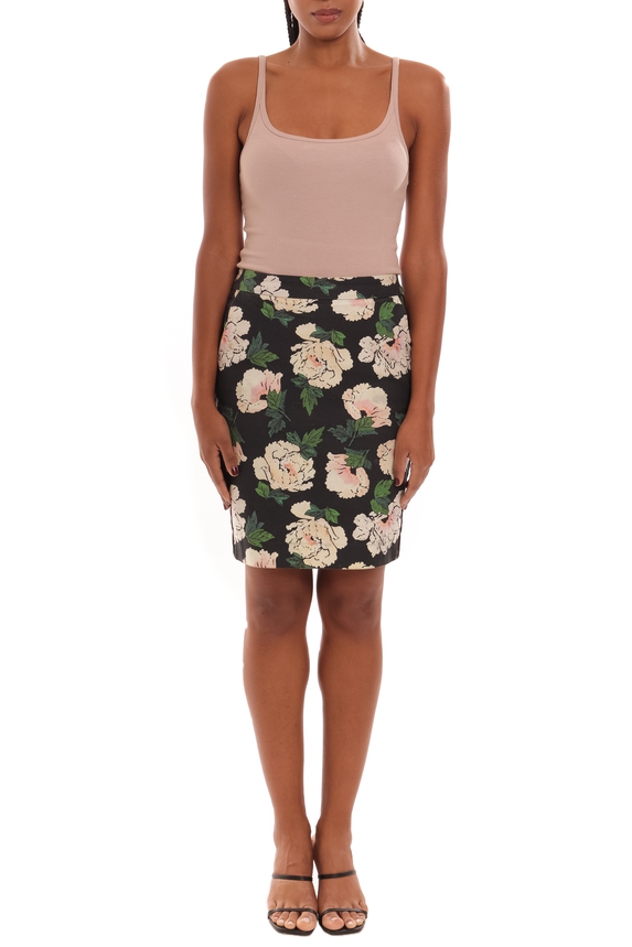 Saia Midi Algodão Estampado - DG35752 Animale