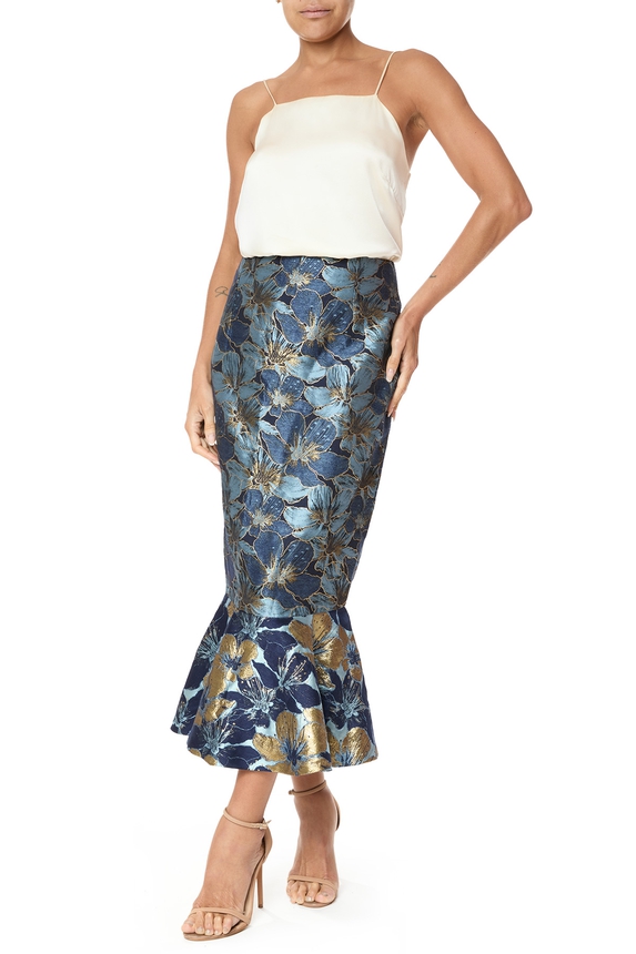 Saia Midi Jacquard Estampado - DG75878 Patricia Bonaldi / PatBo
