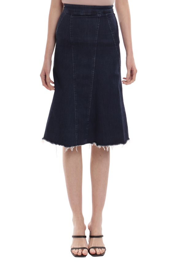 Saia Midi Jeans Azul Marinho - DG34426 Animale