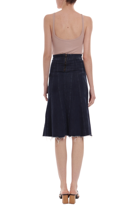 Saia Midi Jeans Azul Marinho - DG34426 Animale
