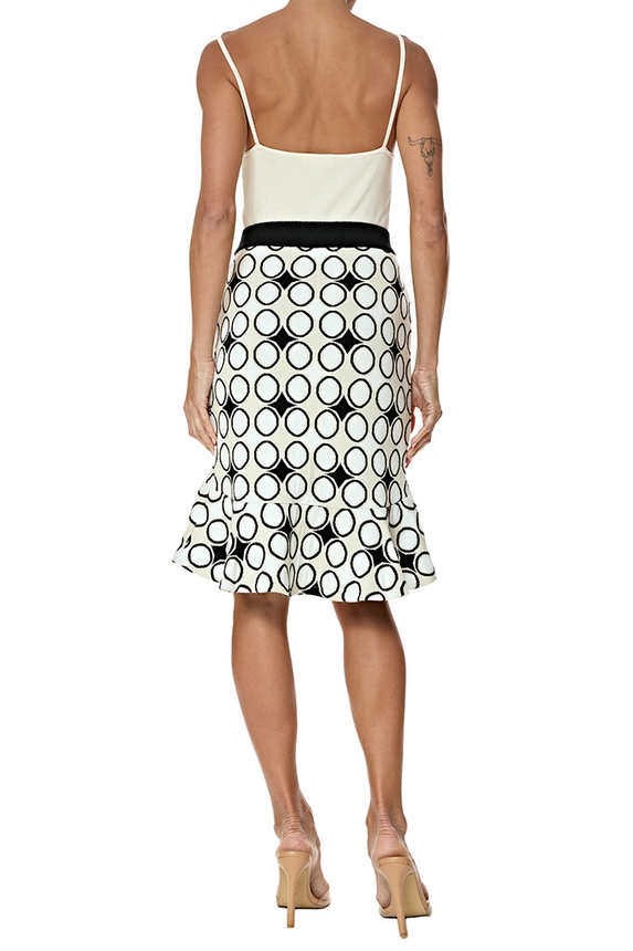 Saia Midi Tricot Estampado - DG77050 Animale