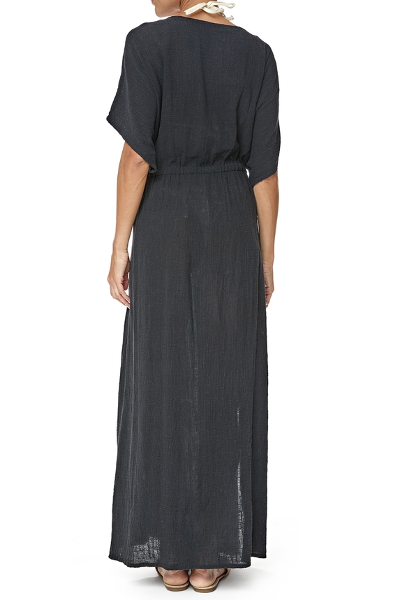 Saída De Praia Algodão Preto - DG76670 Triya